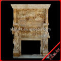 Antique Stone Indoor Mantel Carving YL-B043